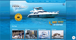 Desktop Screenshot of dubaiexoticyacht.com